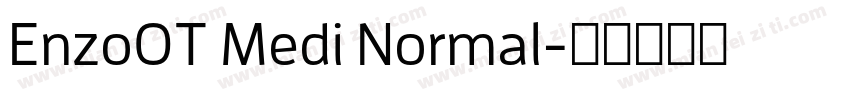 EnzoOT Medi Normal字体转换